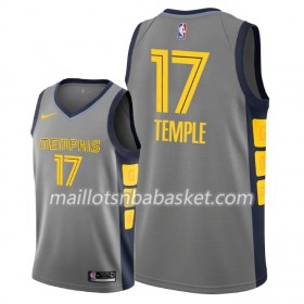 Maillot Homme Memphis Grizzlies Garrett Temple 17 2018-19 Nike City Edition Gris Swingman